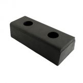 HARDENED MOLDED RUBBER BUMPER ONE 10 IN