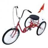 STANDARD INDUSTRIAL BICYCLE 250 LB RED