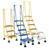 SPRING LOADED ROLL LADDER PERF 1 STP WHT