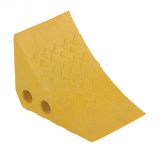 RECYCLED YELLOW PLASTIC WHEEL CHOCK