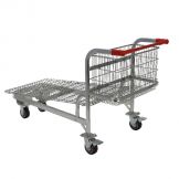 NESTABLE WIRE CART 59 X 28 X 36 IN