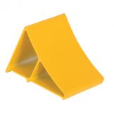 YELLOW ALUMINUM WHEEL CHOCK 7X 11.75 X 8