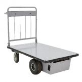 ELECTRIC MATERIAL HANDLING CART 28 x 48, NO SIDES